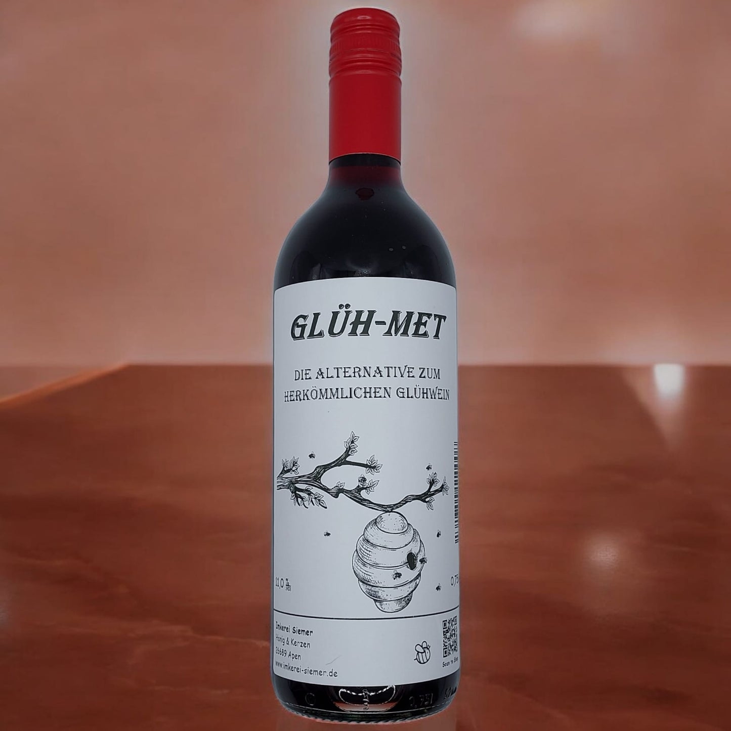 Glüh Met, Met mit Glühweingewürzen veredelt 0,75L 11% Vol.