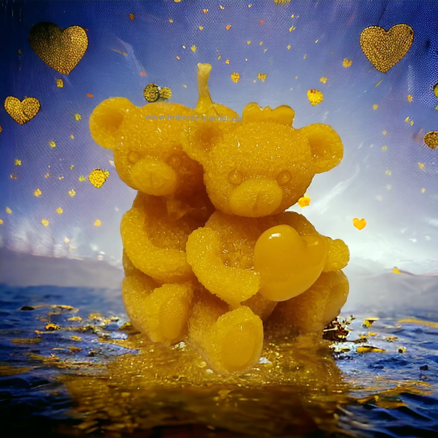 Teddybärenpaar mit Herz