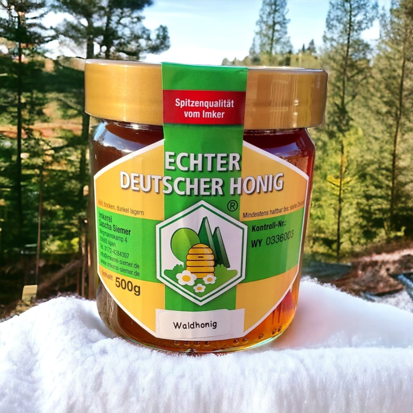 Waldhonig - Dunkel, malzig und aus der Imkerei Siemer
