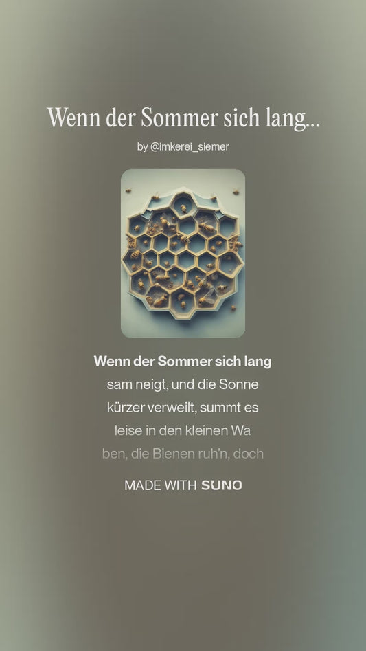 Wenn der Sommer sich langsam neigt