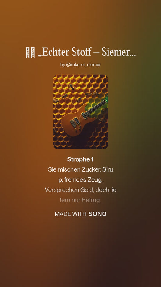 🐝🎸 „Echter Stoff – Siemer Rockt!“ 🎸